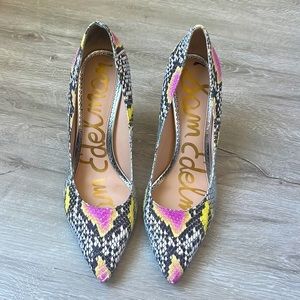 Sam Edelman Hazel Snakeprint Pump 9.5M